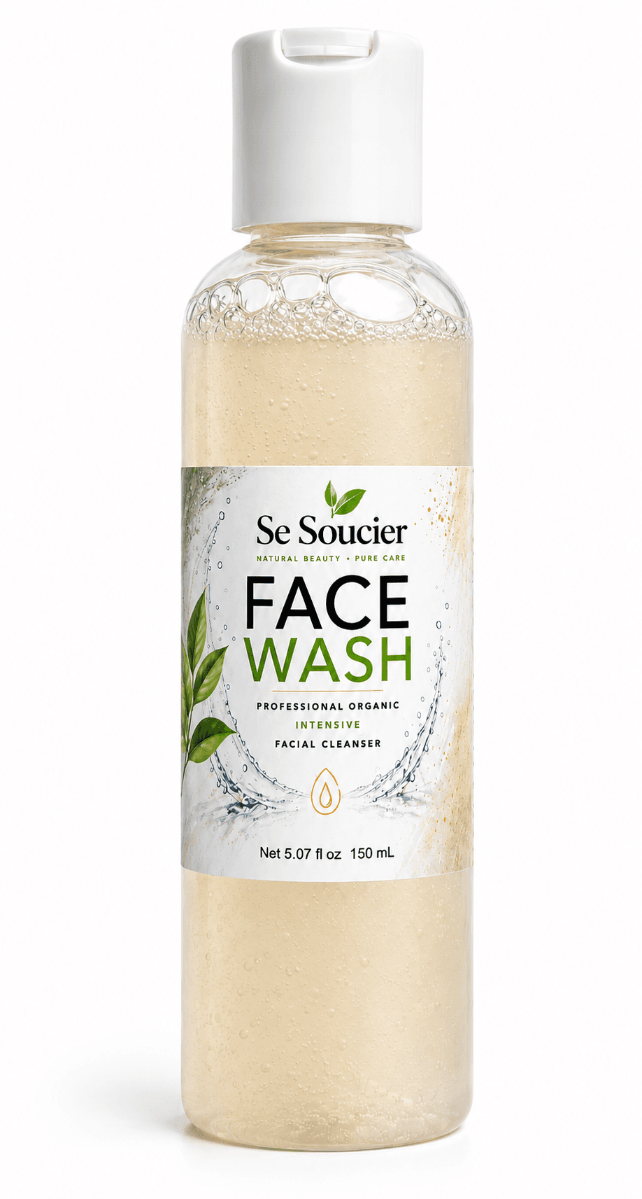 FACE WASH, front view