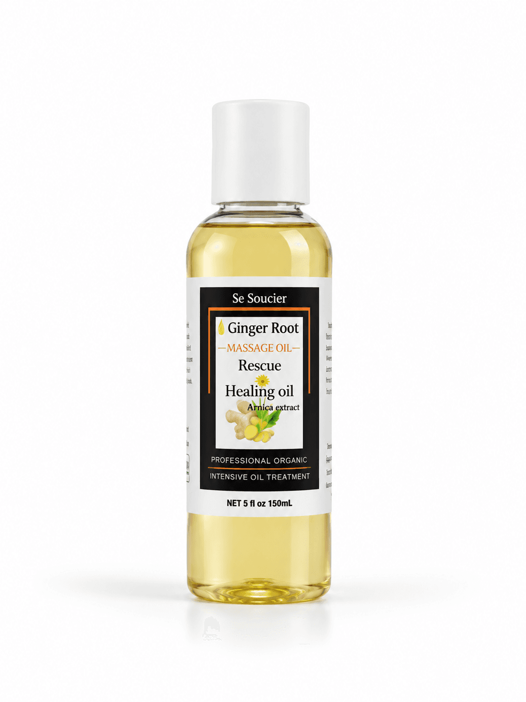 Ginger Root MASSAGE OIL, front view